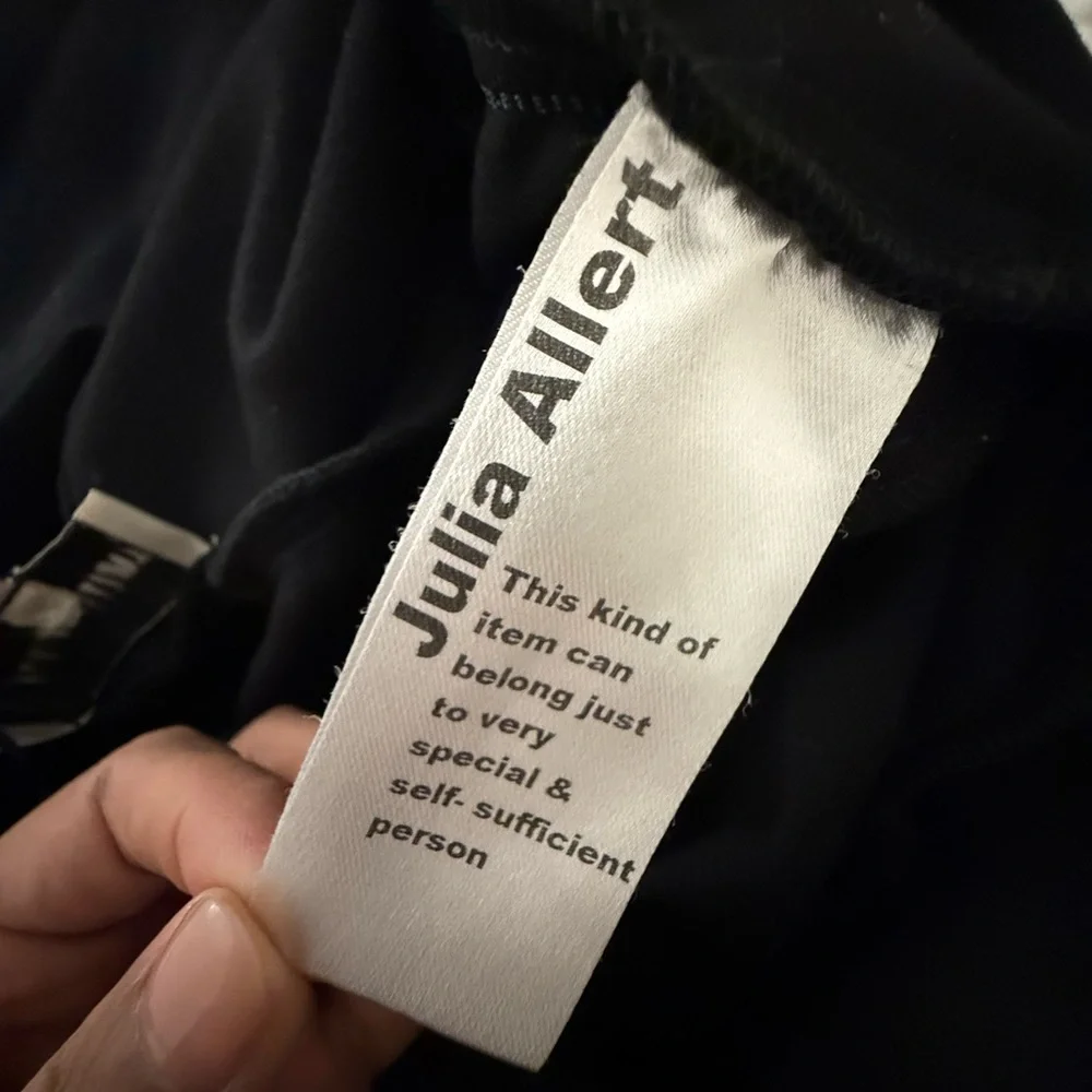 Julia Allert’s Black Wide Leg Trousers Jersey - Picture 15 of 16